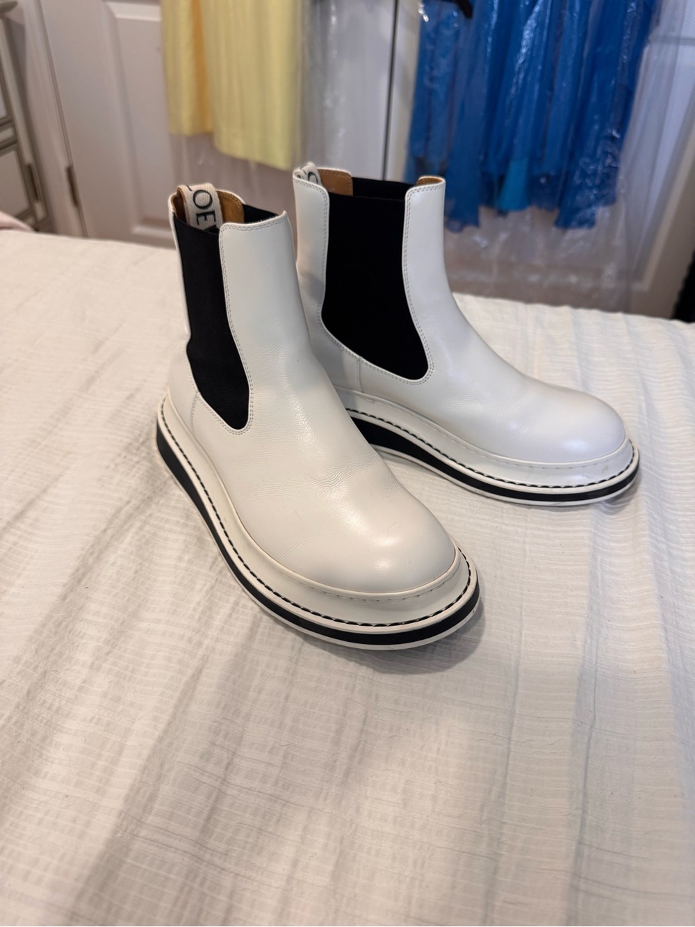Loewe White Boots